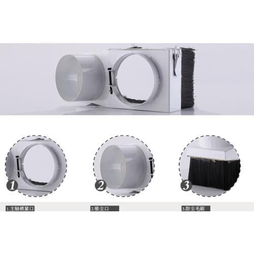 65mm Vacuum Cleaner Dust hood Dust Cover for CNC Router and spindle motor