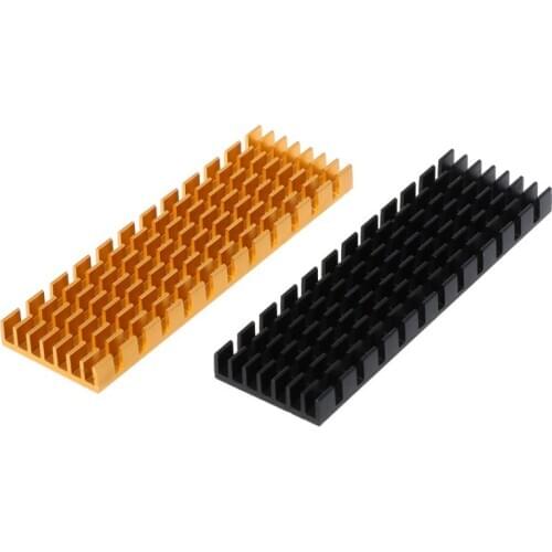 Heatsink Heat Dissipation Aluminum Radiator M.2 NGFF Cooling Heat Sink Heat Thermal Pads for M.2 NGFF 2280 PCI-E NVME SSD