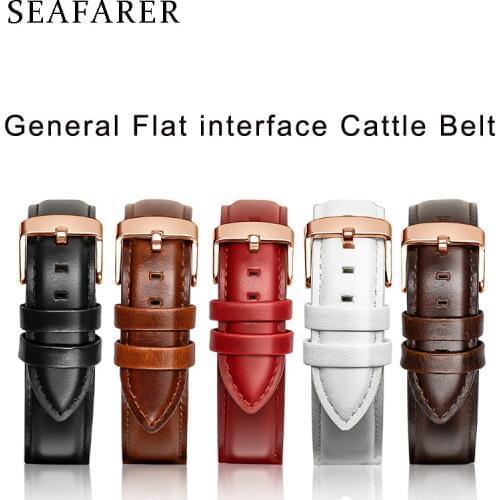 Genuine Leather Watchband Quick Release for Diesel DZ Fossil DW CK Timex Armani Watch Band Wrist Strap 18mm 20mm Watch Strap