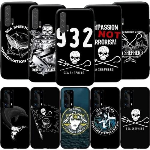 GX213 Sea Shepherd Whale Wars Anti Whaling Silicone Case for Huawei P9 P10 P20 P30 P40 Y6 2018 Y7 Y9 Lite Pro Max Prime Mini