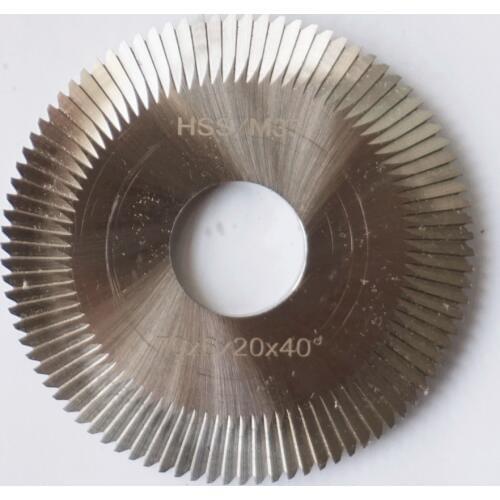 0012 HSS milling cutter 888A 888C accessories angle cutter 20mm hole double side key cutter 70x6x20