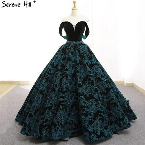 Green New High-end Handmade Flowers Wedding Dresses 2021 Real Photo Sleeveless Fashion Sexy Vintage Bridal Gowns HM66689