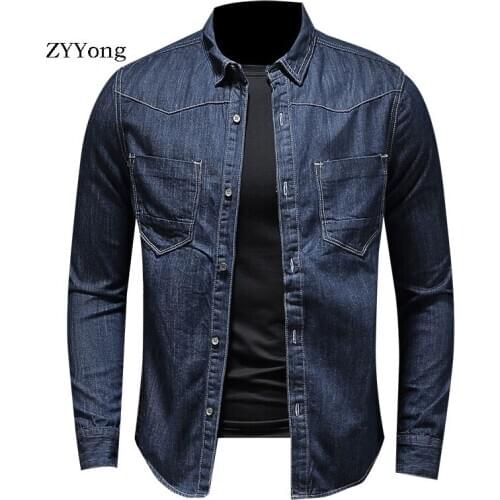 ZYYong Men's Long Shirts