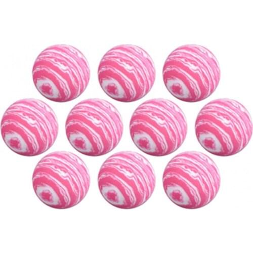 50% Hot Sale 10Pcs Soft Multi-color EVA Golf Training Ball Indoor Exercise Sport Tool Accessory Kids Toy