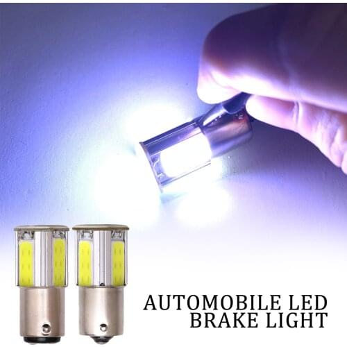 2PCS 12V 1156/1157Led COB Auto Brake Light WhiteCar Bulbs Rear Turn Signal Lamp Parking Car Light Car Accessories