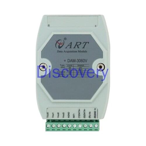 4 Analog Output 4-20mA/0-10V Voltage and Current Output Module DAM3060CV