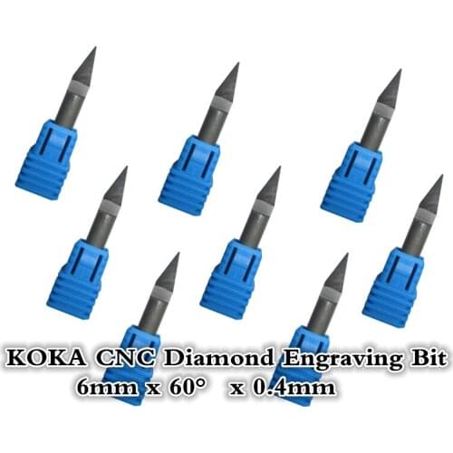 6mm*60degree*0.4mm,Freeshipping cnc solid carbide end mill,machine insert bit,diamond flat bottom engraving bit,marble, stone