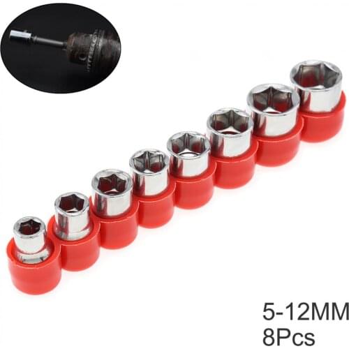 8pcs Drill Accessories Hardware Tools for Multi-function Flexible Shaft and Drill Bit Connection new