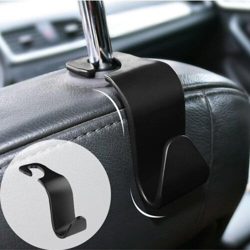 Car Seat Back Hook Universal Portable Car Accessories Interior Hanger Holder Storage for Car Bag Purse Cloth Decoration Dropship