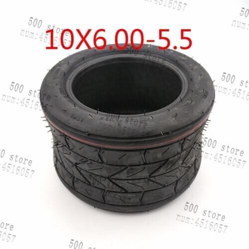 Free shipping 10 inch widened tire 10x6.00-5.5 motorcycle tubeless tire wheel 10x6.00-5.5 to tire vacuum Road tire