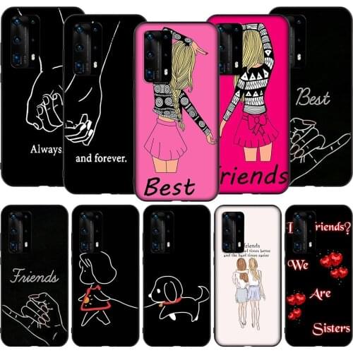 T24 Best Friend Girlfriend Case for Honor Note 6A 7A 7C 7X 8 8A 8C 8X 9 9A 9X 10X 20 20S 30 Y6P Lite Pro