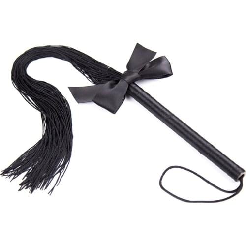 45 Cm SM Bondage Sex Toy Leather Whip Fetish BDSM Long Riding Spanking Flirting Whip Adult Game, Suitable for Couples Sex Toy