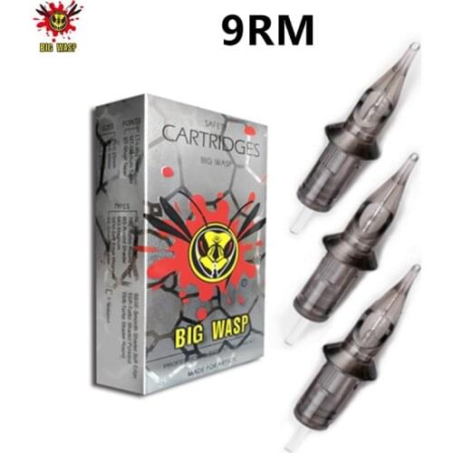 BIGWASP 20pcs Tattoo Needles Revolution Cartridge Curved Magnum Shader #12 (0.35mm needle) 1205RM 1207RM 1209RM 1211RM 1213RM