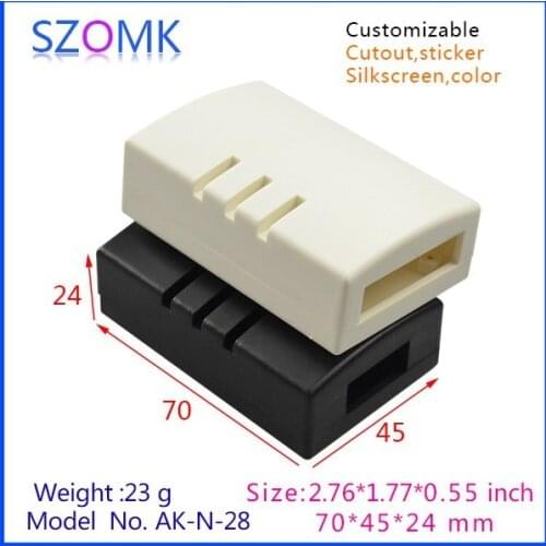 20 pcs/lot abs plastic electrical cabinets electrical enclosures 70x45x24mm