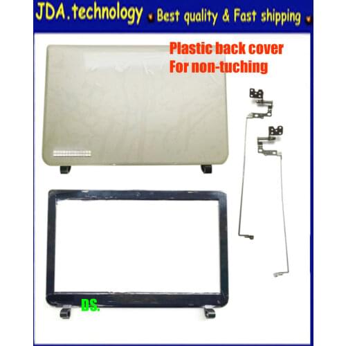 MEIARROW New for Toshiba Satellite L50 L55 L50-B L55-B L55D-B L55T-B LCD Back Cover+Front Bezel+Hinges No-Touch,Golden