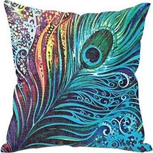Cotton Linen Pillow Case Sofa Bed Waist Throw Cushion Cover Home Decoration 18