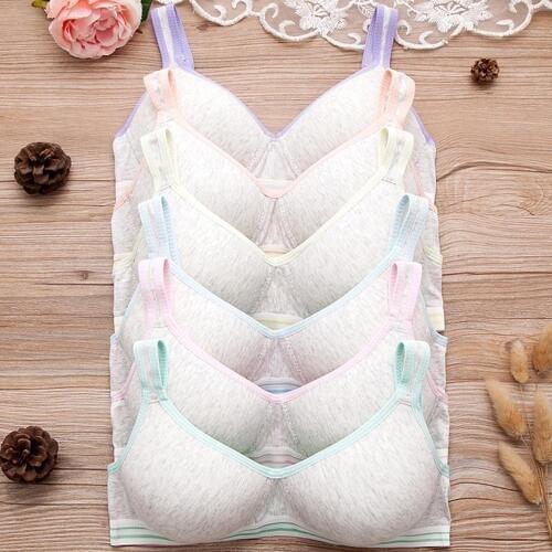 2020 New Girls Sexy Bra Wireless Thin Cup Brassiere Fashion Comfortable Teenage Underwear Lingerie Push Up Bras