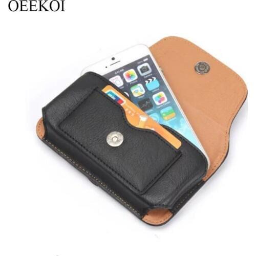 OEEKOI Rhino Pattern Belt Clip Holster Pouch Case for AllView X4 Soul Vision/Infinity S/N/Z/Plus/L/Lite