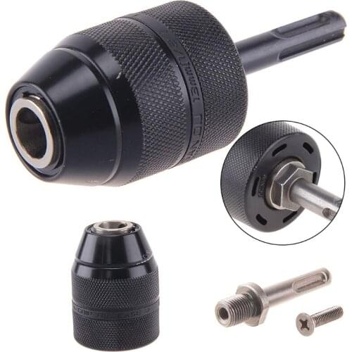 Drill Chuck Adapter, 2-13mm 1/2-20UNF Mount Heavy Duty Professional Converter Tool with SDS Plus Shank Adaptor