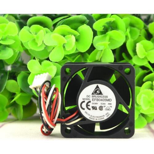 Free Shipping Delta EFB0405MD -R00 4020 4cm 40mm DC 5V 0.24A 3-pin server inverter speed computer cpu blower axial cooling fans