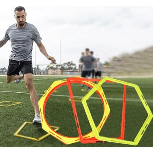 Quadrilateral / Octagonal Agile Training Ring Can Be Connected To The Training Ladder For Various Football Training Equipment