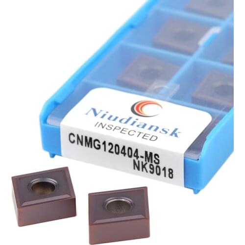 CNMG120404-MS CNMG120408-MS NK9018 External Turning Tool Carbide Inserts CNC Lathe Cutting Tool CNMG Cutter ,For Stainless Steel