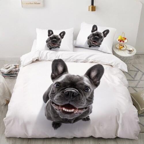 Luxury 3D Bedding set Europe Queen King Double Duvet cover set Bed linen Comfortable Blanket/Quilt cover Bed Set animal grey
