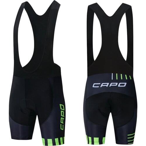 CAPO New Team 2019 New Cycling 9D GEL Pad Bib Shorts MTB Quick Dry Breathable Padded Sport Bike Wear Bicycle Lycra