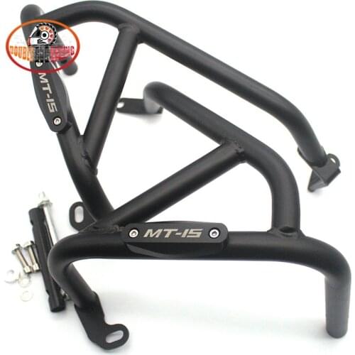 Motorcycle Crash Bars Frame Protector Protection Guard Falling Protection Bumper Fit For YAMAHA MT-15 MT15 2019 2020 MT 15 19-20