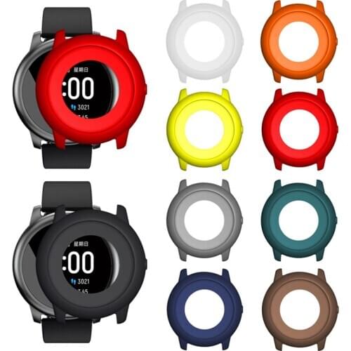 Smart Watch Protective Cover Silicone Watch Protector Case Watch Protect Shell Frame for Haylou Solar LS05