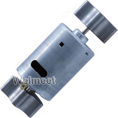 1pcs DC12V-24V 1800-4000rpm RS545 Dual Vibrator Head Vibrating Vibration Motor for DIY Massager Toy