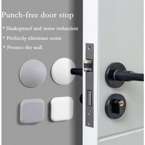 1pc Door Stopper Doorknob Silicone Fender Lock Protective Pad Door Crash Pad Wall Protector Savor Shockproof Crash Pad Stop