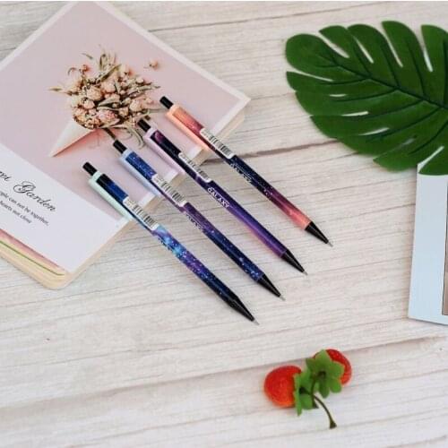 4pcs/lot Light up the Stars Series Kawaii Plastic Mechanical Pencil 0.5mm Gifts For Student Supplies Prtamina Stationery