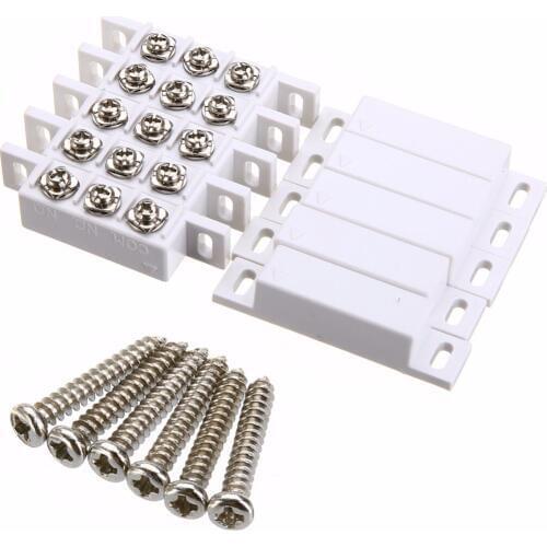 5set 31B Magnetic Reed Switch NC NO Combined Door Contact Sensor Security High Quality Switches