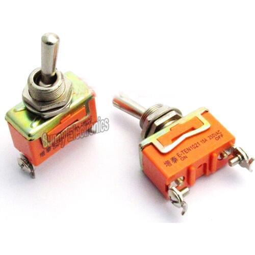 5 X Heavy Duty 20A 125V SPST 2 Terminal ON/OFF Toggle Switch Waterproof Boot