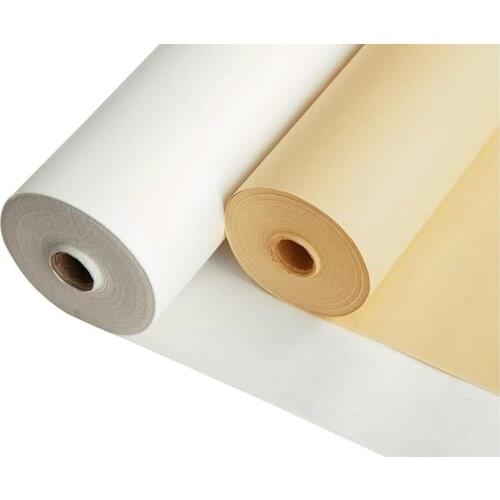 Archaize,white Rice paper long roll, handwritten rice paper special brush calligraphy practice paper Semi-cooked 35cmX100m