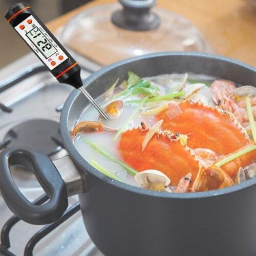 Digital Meat Thermometer Cooking Food Kitchen BBQ Probe Water Milk Oil Liquid Oven Digital Temperaure Sensor Meter