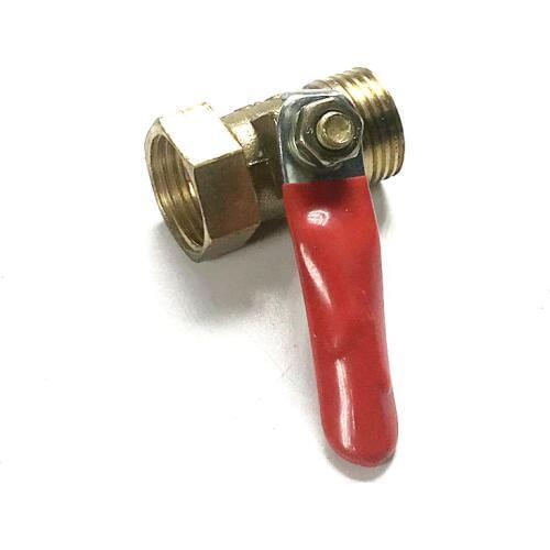 1PC Brass Ball valve 1/8" 1/4'' 3/8'' 1/2'' Female/Male Thread Valve Connector Joint Copper Pipe Fitting Coupler Adapter CZYC