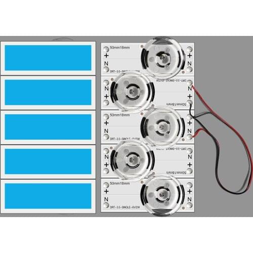 6V drt 3.0 Lamp Beads with Optical Lens Fliter for 32-65 LED TV Repair with Wire Led Light Strip Parts Accessories