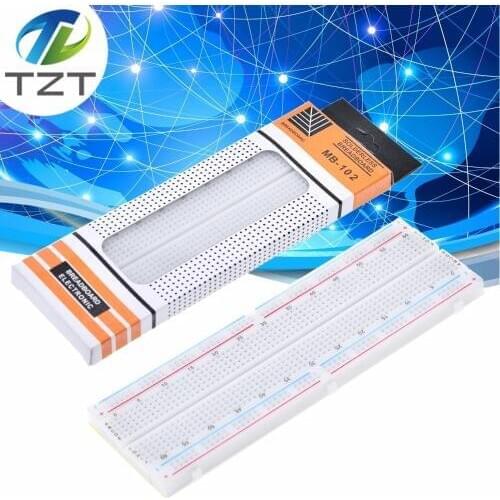 Breadboard 830 Point Solderless PCB Bread Board MB-102 MB102 Test Develop DIY for arduino