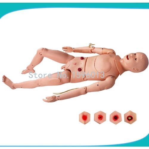 Basic Male Nursing Manikin, Flexible Nursing Training Dummy Mannequin