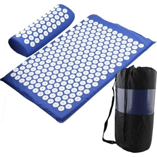 Massage Cushion Yoga Massager Mat Acupressure Relieve Stress Back Body Pain Spike Acupuncture Pad
