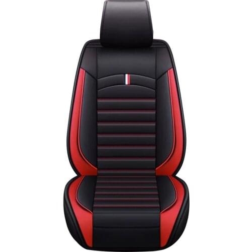 NEW 2020 Leather Single Seat Seat Cover Auto Interior Car Four Seasons Breathable Seat Cushion