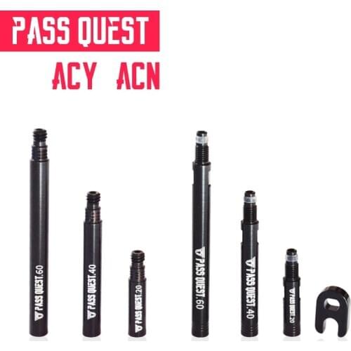 Pass Quest Road Bicycle wheels 20mm 40mm 60mm French valve Removable extender Presta Valve Tire Extender Cap Core Adapter parts