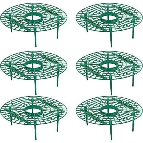 SHGO HOT-6Pcs Plant Plastic Tool Strawberry Growing Circle Support Rack Farming Frame Gardening Vine