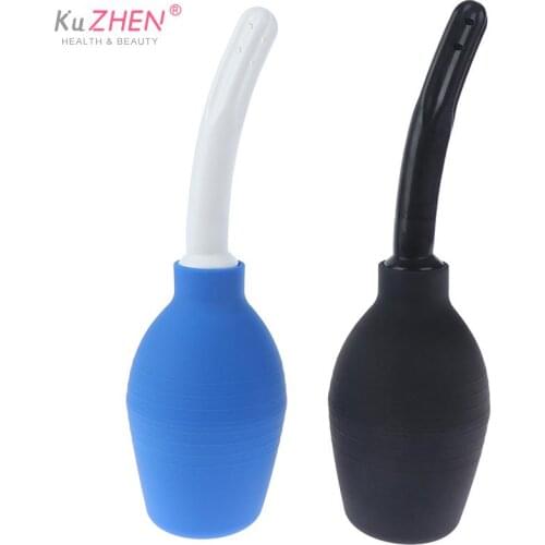 224ml/310ml Silicone Ball Type Vaginal Enema Syringe Anal/Vaginal Bulb Douche Colonic Irrigation Enema Rectal Syringe Anal Clean