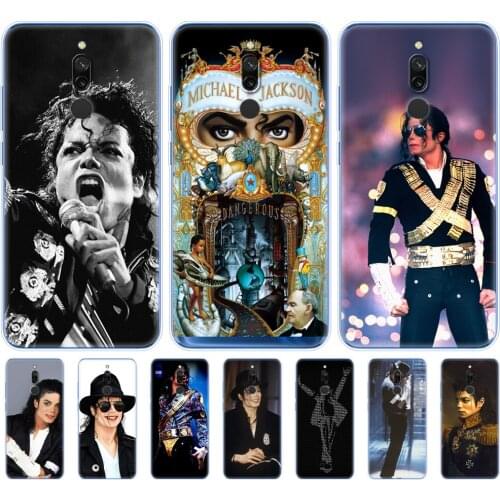 Silicon Case For redmi 8a 8 Case redmi note 8 9 PRO 8T 9S Case For xiaomi mi NOTE 10 PRO 9 lite POCO F2 Pro Case Michael jackson