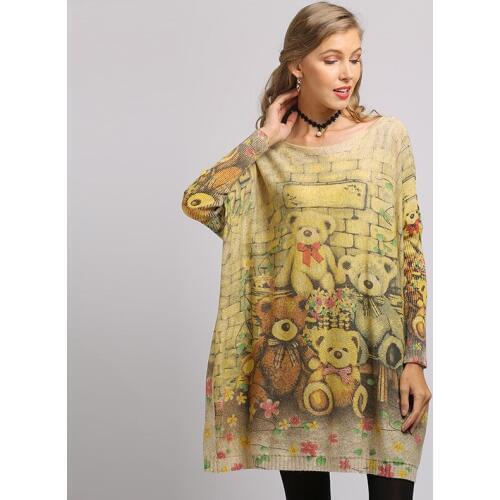 Turtleneck sweaters christmas womens beige teddy flower sexy long sleeve ladies pullover knitwear 2019 autumn winter free ship