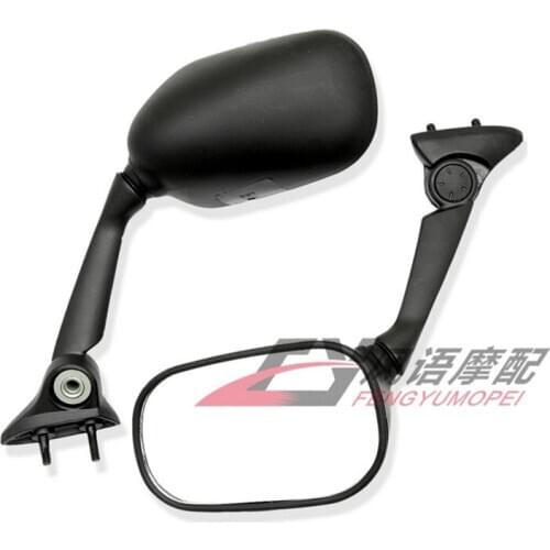 Universal Rearview Mirror Motorcycle Metal and Plastic Shells Refitting Accessories Carbon Fiber Black for Yamaha YZF R1 09-14