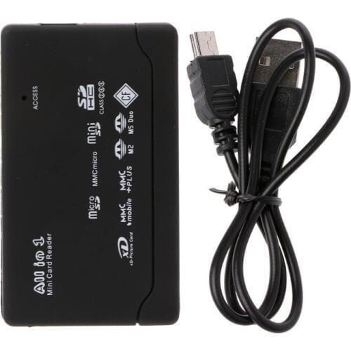 All-In-One Memory Card Reader For USB External Mini Micro SD SDHC M2 MMC XD CF High Speed